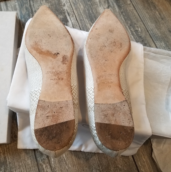 Jimmy Choo Attila Woven Fabric Loafer Flat, Size 41 (11B) - Picture 5 of 8